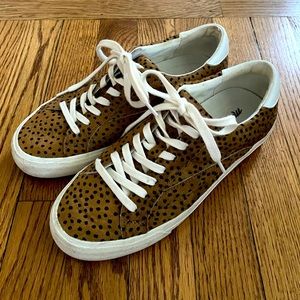 Madewell cheetah print sneakers size 7.5